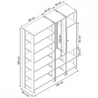 Closet 1 Porta 1 Cabide Ey103-5-7 Montana - Nova Mobile