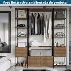 Closet 3 Estantes Industrial Steel Quadra Artesano 180 Cm (la