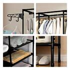 Closet Aberto Guarda Roupas Aberto Arara Cabideiro Sapateira