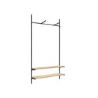 Closet Aberto Simples Cremalheira Com Regulagem Metal Estilo