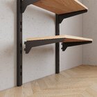 Closet Aberto Simples Cremalheira Com Regulagem Metal Estilo