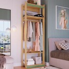 Closet Amber 2 Prateleiras Savana Argila/alecrim - Genialflex