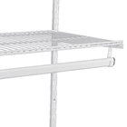 Closet Aramado Completo com Prateleira e Cabideiro Branco 100x55x40cm Ordenare