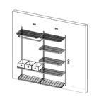 Closet Aramado - Linear Clr134 - 1,90m