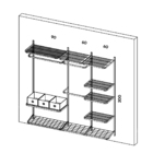 Closet Aramado - Linear Clr134 - 2,20m