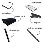 Closet Aramado - Linear Clr161 - 1,30 Smart Black