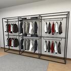 Closet Araras, Guarda Roupas Aberto Industrial Com 15 Peças P