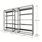 Closet Araras, Guarda Roupas Aberto Industrial Com 18 Peças P