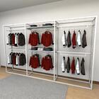 Closet Araras, Guarda Roupas Aberto Industrial Com 19 Peças B