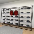 Closet Araras, Guarda Roupas Aberto Industrial Com 19 Peças P