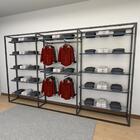 Closet Araras, Guarda Roupas Aberto Industrial Com 21 Peças P