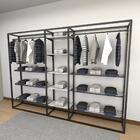 Closet Araras, Guarda Roupas Aberto Industrial Com 26 Peças B