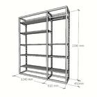 Closet Araras, Guarda Roupas Aberto Industrial Com 27 Peças P