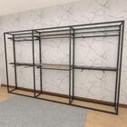 Closet Araras, Guarda Roupas Aberto Industrial Com 27 Peças P