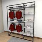 Closet Araras, Guarda Roupas Aberto Industrial Com 29 Peças P