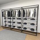 Closet Araras, Guarda Roupas Aberto Industrial Com 33 Peças P