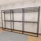 Closet Araras, Guarda Roupas Aberto Industrial Com 35 Peças P