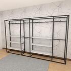 Closet Araras, Guarda Roupas Aberto Industrial Com 36 Peças P