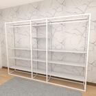 Closet Araras, Guarda Roupas Aberto Industrial Com 38 Peças B