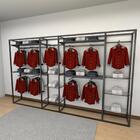 Closet Araras, Guarda Roupas Aberto Industrial Com 38 Peças P