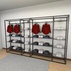 Closet Araras, Guarda Roupas Aberto Industrial Com 38 Peças P