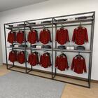 Closet Araras, Guarda Roupas Aberto Industrial Com 39 Peças P