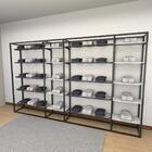 Closet Araras, Guarda Roupas Aberto Industrial Com 44 Peças B