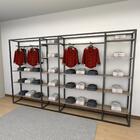 Closet Araras, Guarda Roupas Aberto Industrial Com 58 Peças P