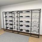 Closet Araras, Guarda Roupas Aberto Industrial Com 64 Peças P