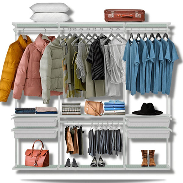 Closet Armário Aramado Modulado Gaveta Prateleira 2,20m Br