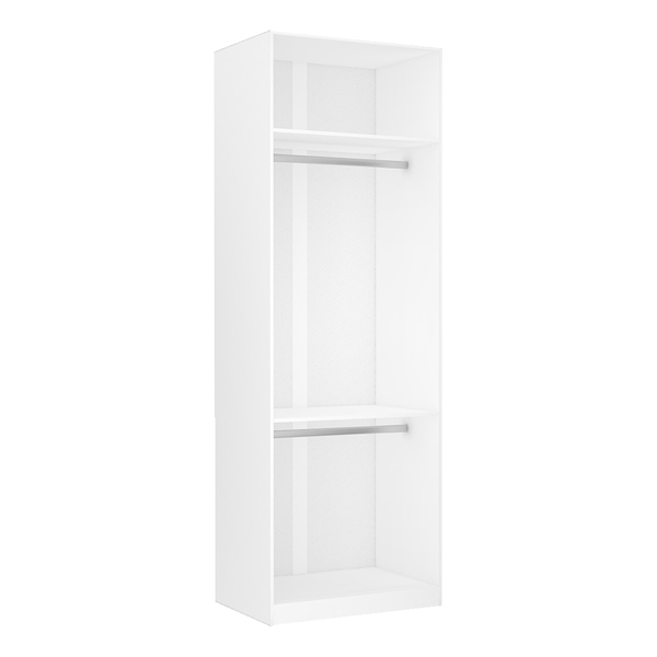 Closet Cabideiro Branco 236x80,4x54,5cm Prime Luciane