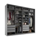 Closet Casal 100% Mdf Bp 277cm 6 Gavetas Sion Urbi