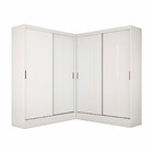 Closet Casal Duplo Belém 4 Portas 4 Gavetas Carioca Móveis