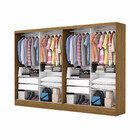 Closet Casal Duplo Belém 4 Portas Plus 4 Gavetas Carioca Móve