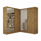 Closet Casal Duplo Belém 4 Portas Plus 4 Gavetas Carioca Móve