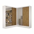 Closet Casal Duplo Belém 4 Portas Plus 4 Gavetas Carioca Móve