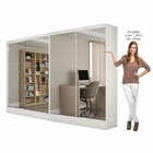 Closet Casal Duplo Belém 4 Portas Premium 4 Gavetas Carioca M