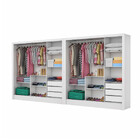 Closet Casal Duplo Dubai 6 Portas 6 Gavetas
