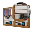 Closet Casal Duplo Dubai Premium 4 Gavetas Carioca Móveis