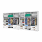 Closet Casal Duplo Lu 12 Portas 8 Gavetas