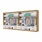 Closet Casal Duplo Lu 12 Portas 8 Gavetas
