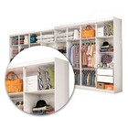 Closet Casal Duplo Rubi Premium 16 Portas Com Espelho 8 Gavet