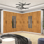 Closet Casal Duplo Rubi Premium 16 Portas Com Espelho 8 Gavet