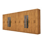 Closet Casal Duplo Rubi Premium 16 Portas Com Espelho 8 Gavet