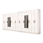 Closet Casal Duplo Rubi Premium 16 Portas Com Espelho 8 Gavet