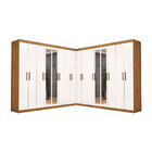 Closet Casal Duplo Rubi Premium 16 Portas Plus 8 Gavetas Cari