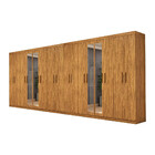 Closet Casal Duplo Rubi Premium 16 Portas Plus 8 Gavetas Cari