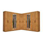 Closet Casal Duplo Rubi Premium 16 Portas Plus 8 Gavetas Cari