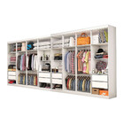 Closet Casal Duplo Rubi Premium 16 Portas Plus 8 Gavetas Cari