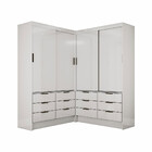 Closet Casal Duplo Sevilha 4 Portas 12 Gavetas Carioca Móveis